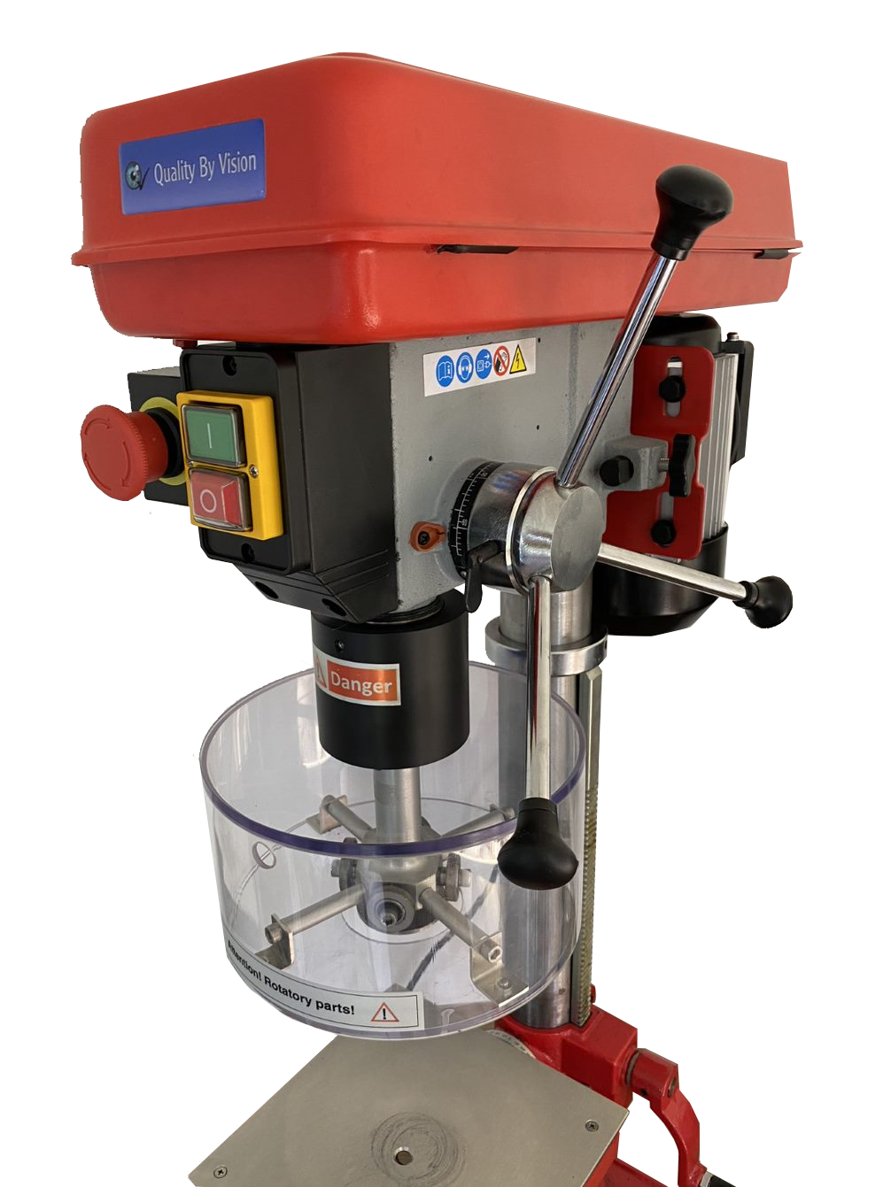 Motorised seam stripper, angled view